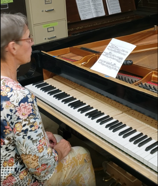Marina Nikiforova playing the David McCord semi-concert grand piano
